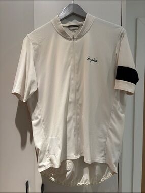 New never worn - Rapha Cream and Navy Cycling Jersey - XX-Large